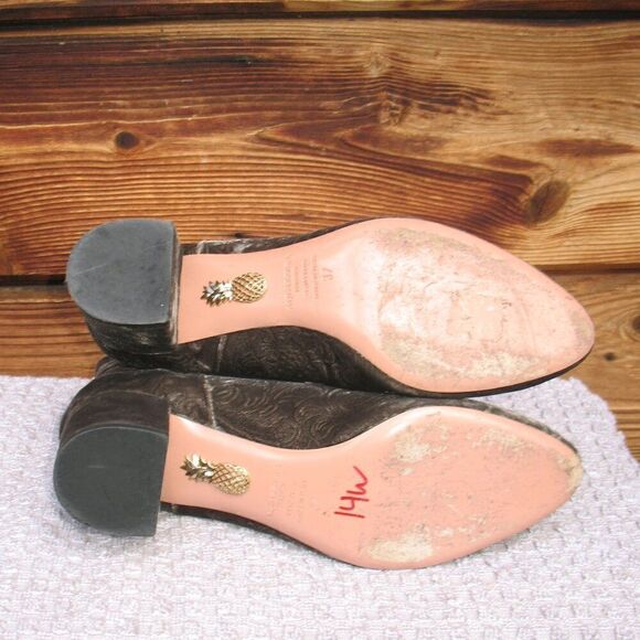 Aquazzura Baroque Heeled Ankle Boots - Picture 9 of 10